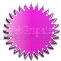 illustration - 3d-starburst-pink-png